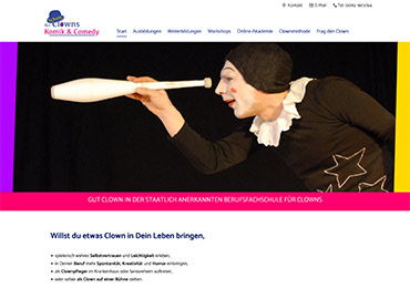 Webdesign für Künstler